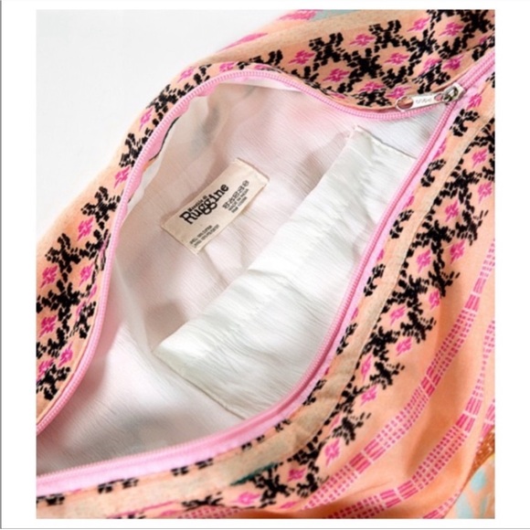 Macchia di Ruginne Bohemian Colorful Tribal Colorblock Patterned Women's Bag - Picture 3 of 12